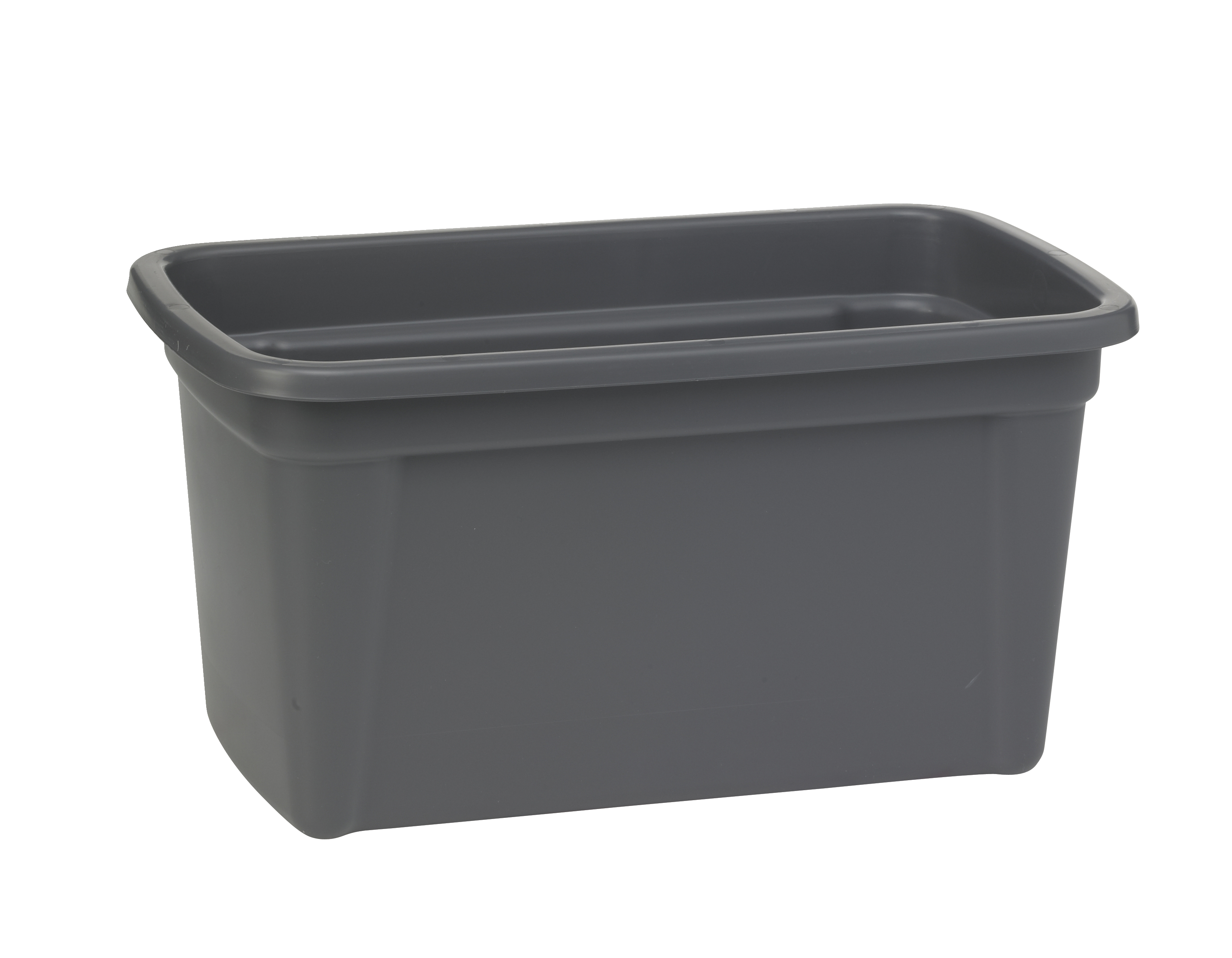 Mop box without lid, 25 cm System Size, 385 mm, Grey