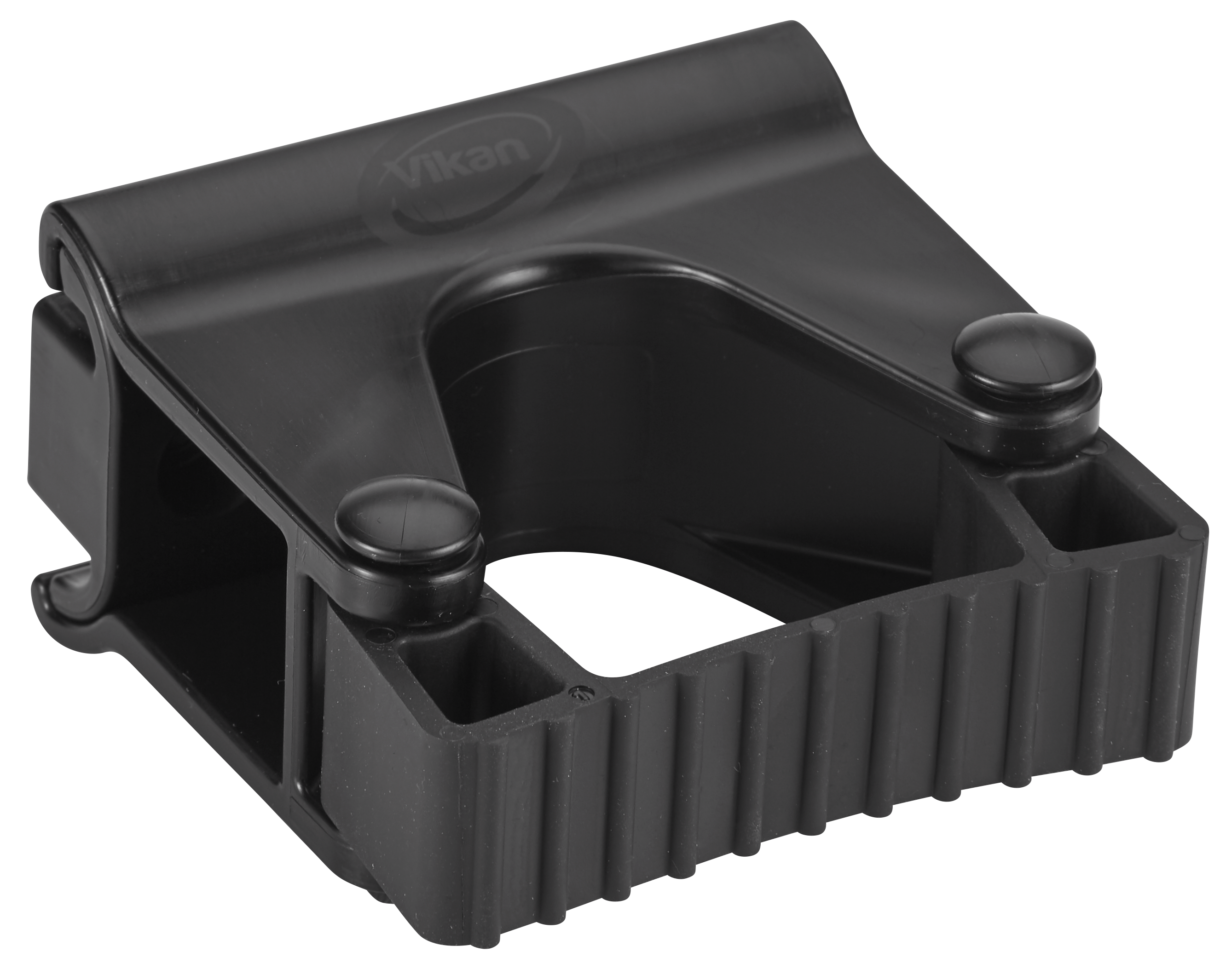 Hygienic Wall Bracket, Grip Band Module, 3.2", Black