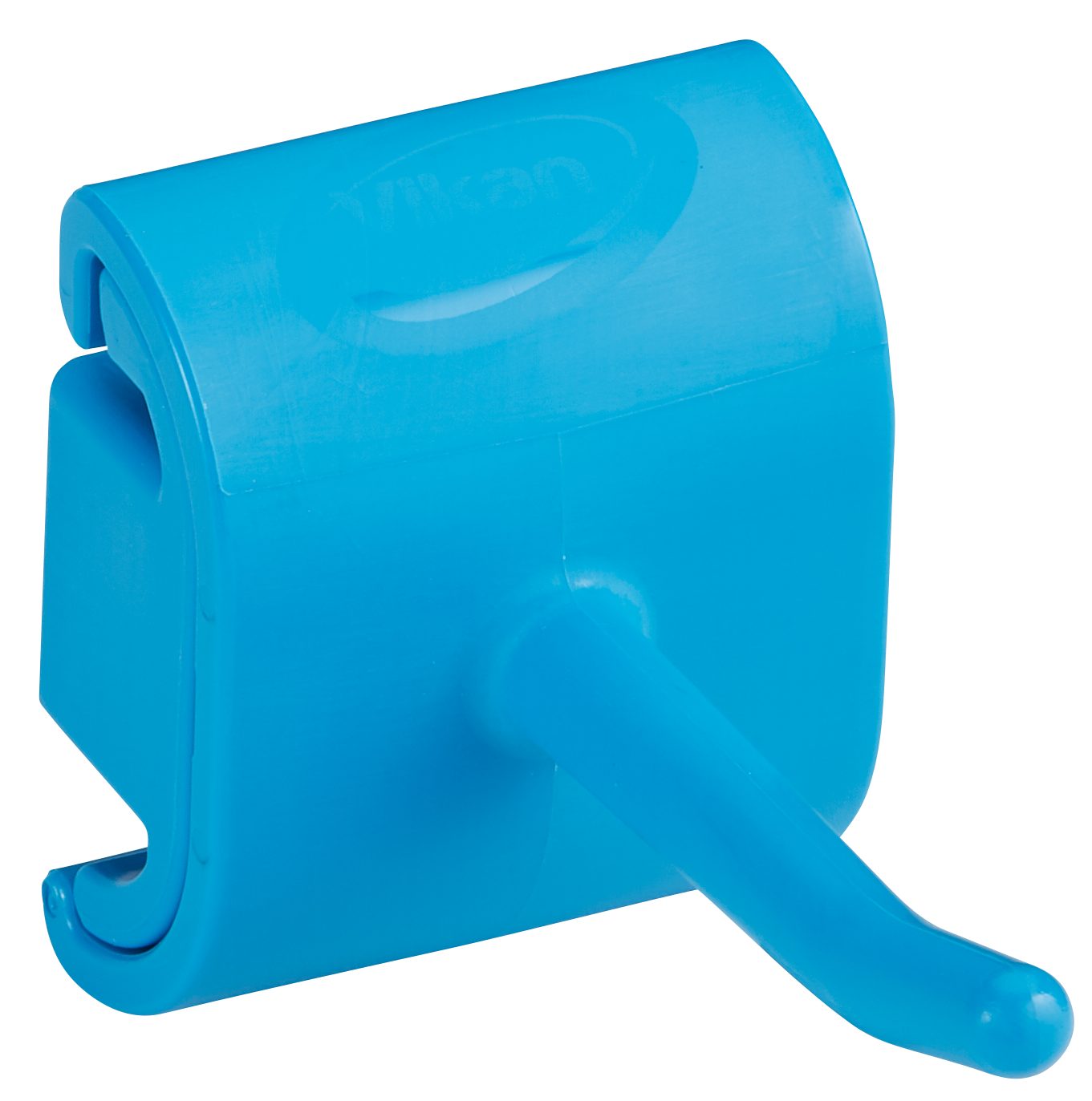Hygienic Wall Bracket, Single Hook Module, 41 mm, Blue